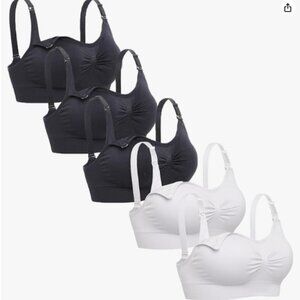 Lataly Womens Seamless Nursing Bra Sleeping Maternity Bralette for Breastfeeding